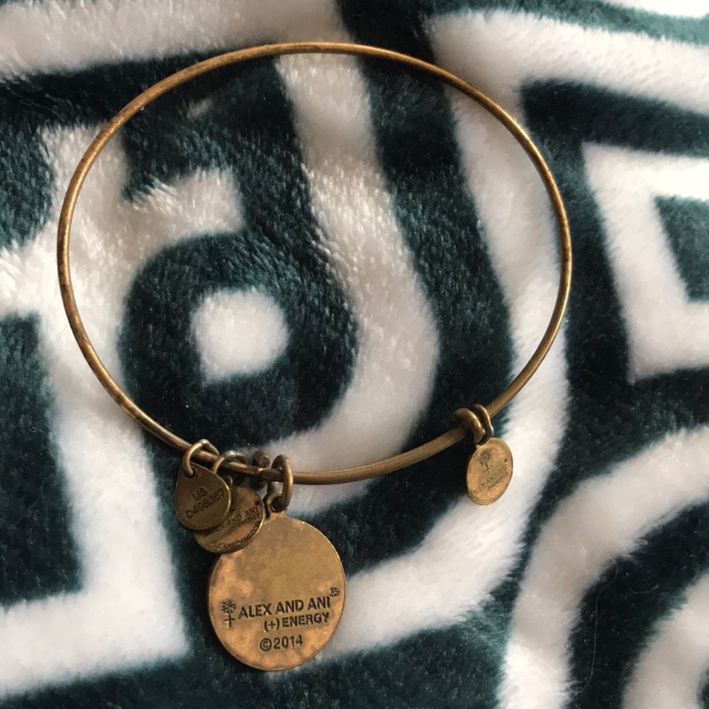 Alex and Ani “R” bangle - Picture 2 of 2